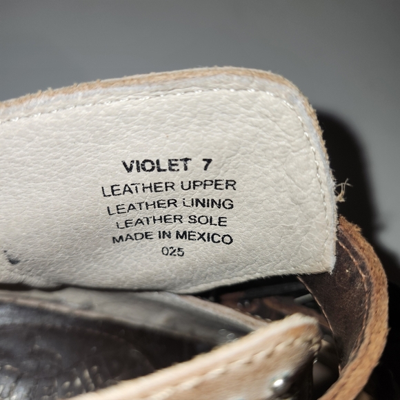 Freebird Violet Leather Heeled Boots - Picture 2 of 4